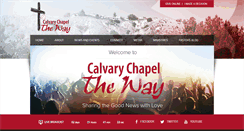 Desktop Screenshot of calvarychapel-theway.org